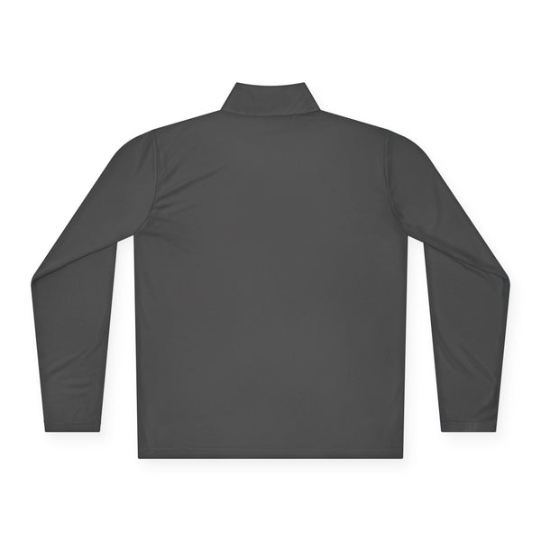 Quarter-Zip Pullover — Minimalist Small Logo Performance Jacket