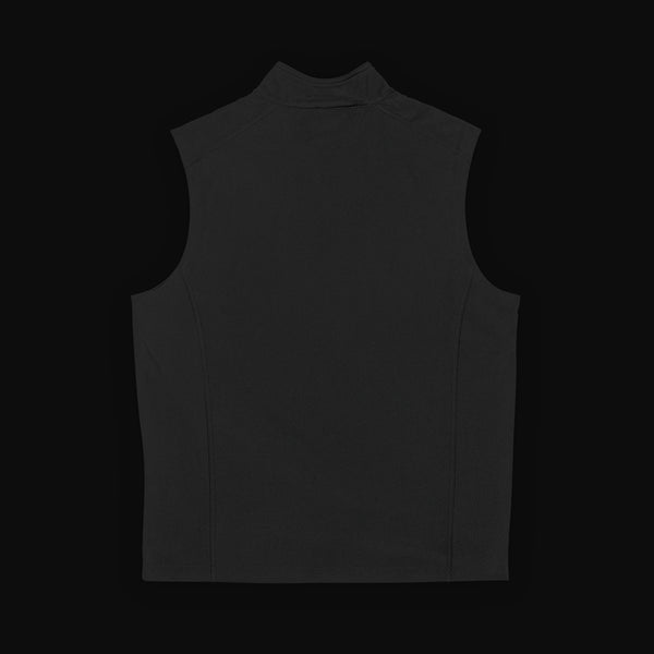 Men's Soft Shell Vest with DNA Logo - Lightweight Black Workwear