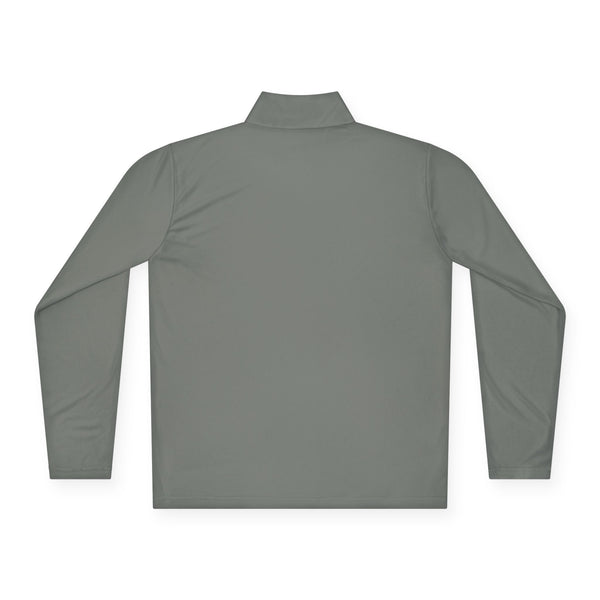 Quarter-Zip Pullover — Minimalist Small Logo Performance Jacket